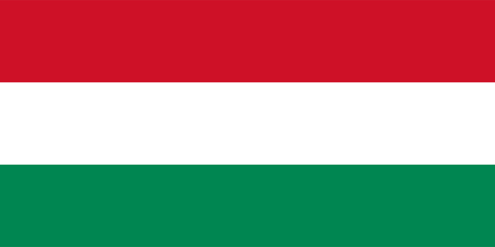 Cutout Image of the Flag of Hungary